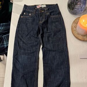 Levi's Boys Deep Indigo Straight Jeans